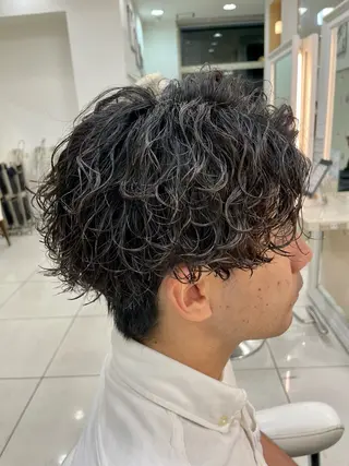 ショート パーマ メンズ 🌿中島雄飛🌿 似合わせカットのヘアスタイル