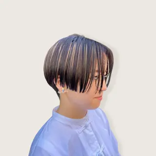 ショート コクブ アキヨのヘアスタイル