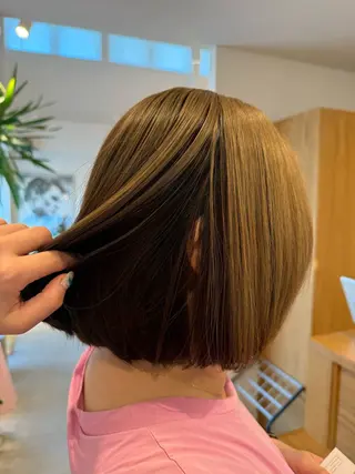 カラー BELLEEQUIPE所属・山口 ゆいのヘアスタイル