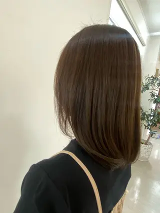 ミディアム Fir-chi hair Design【ファーチヘアー】所属・縮毛矯正モデル募集中 ななみのヘアスタイル