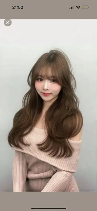 ロング 🎀 うる艶透明感 カラー / 錦糸町のヘアスタイル