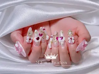 ネイル 長さだし専門店 M2　rikaのネイルデザイン