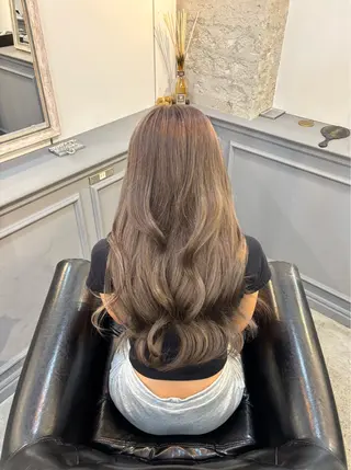 ロング カラー 関口 玲那のヘアスタイル