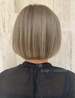 ショート カラー 韓・中華美女ヘア 🇰🇷×🇨🇳のヘアスタイル