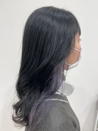 カラー 林 朱里のヘアスタイル