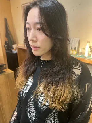 ロング パーマ YUKI 新宿 カット/パーマのヘアスタイル