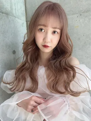 ロング 顔周り🇰🇷韓国 レイヤー/モエのヘアスタイル