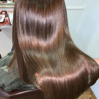 ミディアム 髪質改善エイジングケ ア専門美容室チアフルのヘアスタイル