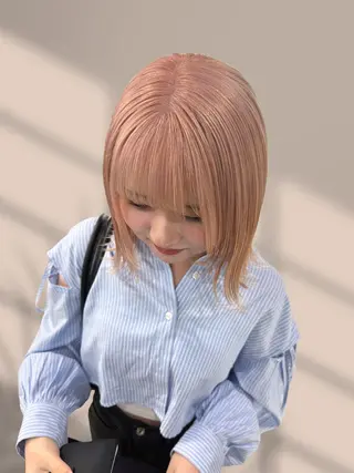 セミロング 表参道店大人っぽ ブラウン🪞TOWAのヘアスタイル