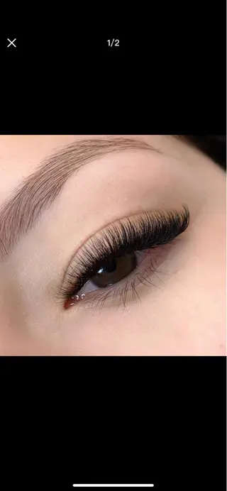 マツエク・マツパ S+アサクサ束感 外国人風パリジエンヌのマツエク・マツパデザイン