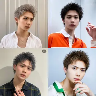 ショート EN所属・岡本 拡夢のヘアスタイル