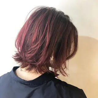 ミディアム カラー ✨韓国風カット/艶髪 カラー✨yumeのヘアスタイル