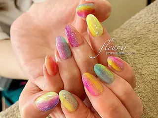 ネイル フルリール 【プライベートサロンのネイルデザイン