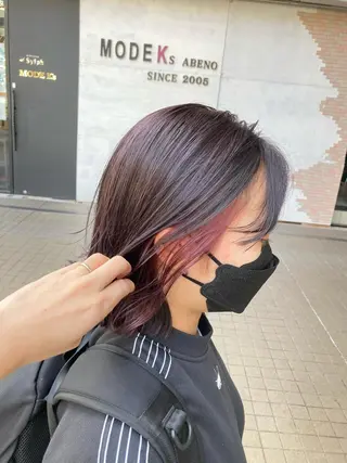 ミディアム カラー SHAFT Ieiriのヘアスタイル