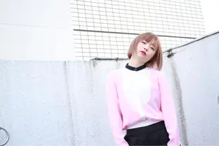 ショート カラー マツエク・マツパ ハイライト/髪質改善 ans/黒木 和大のヘアスタイル