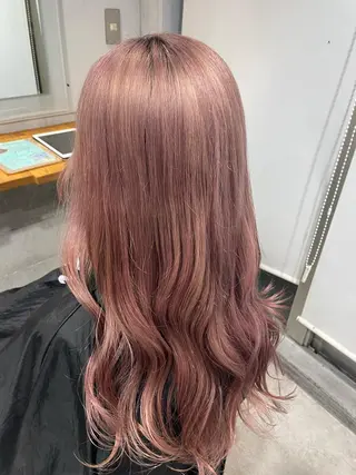 ロング カラー ヘアアレンジ 🫧うる艶トレンド 🫧透明感カラーのヘアスタイル