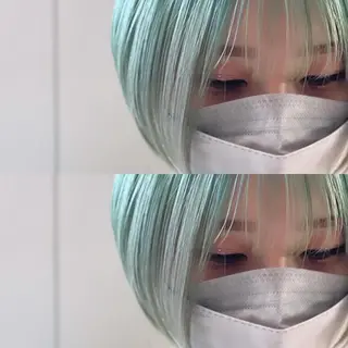 ショート カラー 💜ハイトーン💛 マジカルかいちゃんのヘアスタイル