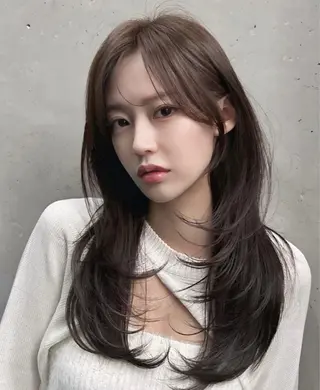 パーマ コテ巻き風パーマ 専門店　モモのヘアスタイル