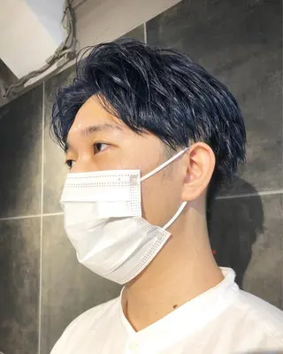 カラー ヘアアレンジ メンズ ainico+所属・メンズ特化✂️栗原 侑也のヘアスタイル