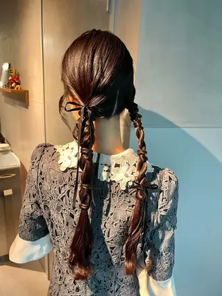 ヘアアレンジ charm《銀座》 ヘアセット/縮毛矯正のヘアスタイル