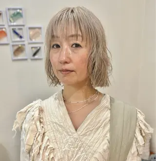 ショート カラー icie所属・大阪ヴィーガンサロン KANAKOのヘアスタイル