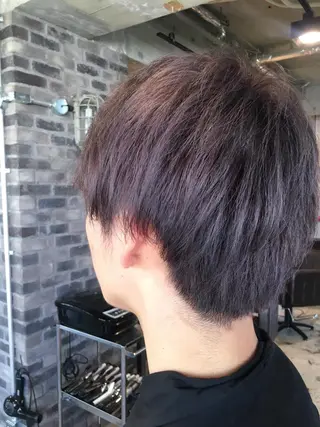 ショート カラー メンズ 代表 中島貴志のヘアスタイル