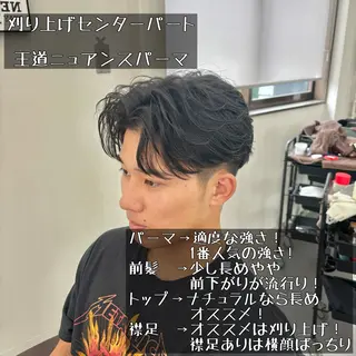 メンズ BLEACHI桜田店所属・BLEACHI桜田店 西澤元気のヘアスタイル