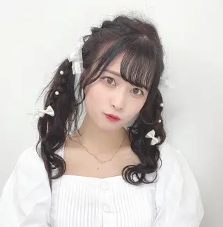 ロング ヘアアレンジ 💖透明感カラー💖 坂本万由子のヘアスタイル