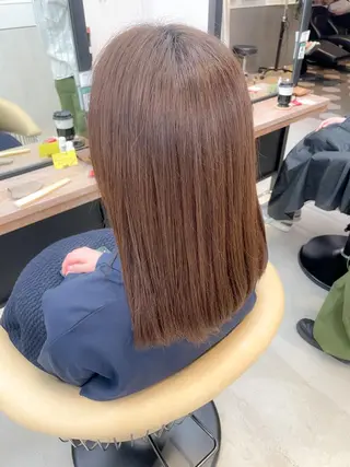 セミロング 似合わせボブ 瑠輝のヘアスタイル