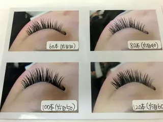 マツエク・マツパ Madokaria Nのマツエク・マツパデザイン