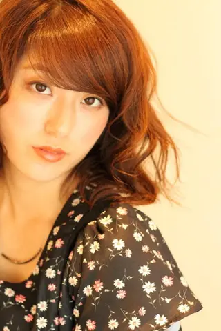 ミディアム カラー パーマ BANDE所属・BANDE 水崎 悟のヘアスタイル