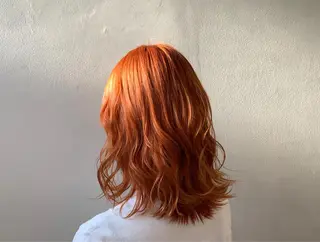 ミディアム カラー よしのり genieeのヘアスタイル