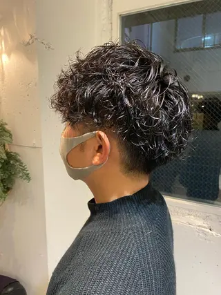 ショート メンズ バレイヤージュ職人 🔥代表YU-SHIのヘアスタイル