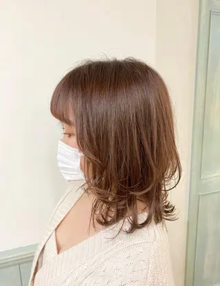 ミディアム Aujuaソムリエ 🎨‎♡HARUのヘアスタイル