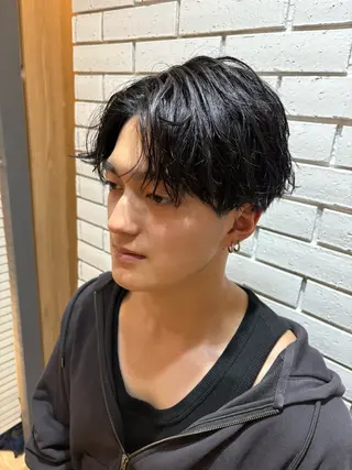 メンズ メンズカット/センタ ーパート /マミヤのヘアスタイル