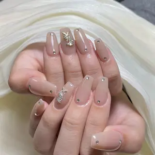 ネイル By moonネイル 🌷ワンホン/韓国風のネイルデザイン