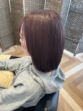 ショート ブリーチ髪質改善 田中 俊輔のヘアスタイル