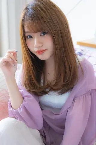 ミディアム 代表山口ひな 髪質改善のプロのヘアスタイル