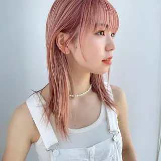 ロング カラー ヘアアレンジ 【柔らか透明感✨/ 似合せ前髪】大石葉月のヘアスタイル