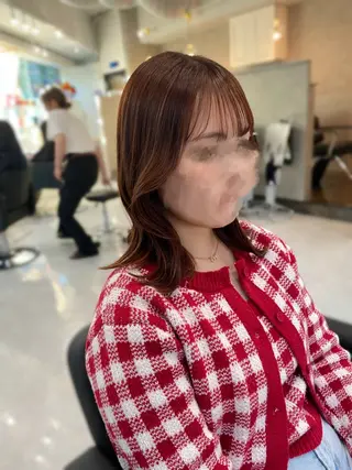 ミディアム Hana ♡ marshu梅田のヘアスタイル