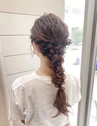 ロング ヘアアレンジ carelly 成増店所属・ツカハラ リリカ 👒柔らかカラー👒のヘアスタイル