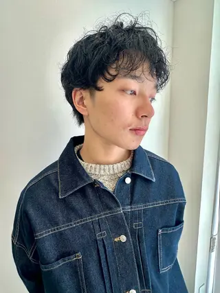 パーマ メンズ 園 冬稀のヘアスタイル