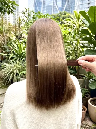 セミロング カラー 海外Style🌱 KOHEIのヘアスタイル