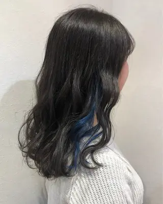 セミロング SOU/エクステ /ダブルカラーのヘアスタイル