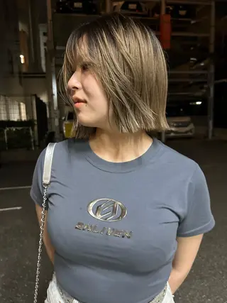 ショート BROUN®所属・江坂カットモデル nacaのヘアスタイル