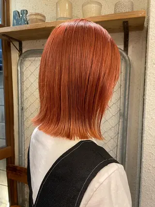 ミディアム カラー SALOWIN下北沢所属・hazuki 🌝のヘアスタイル