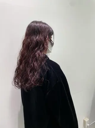 ロング カラー パーマ オトナヘア🌸 harukaのヘアスタイル