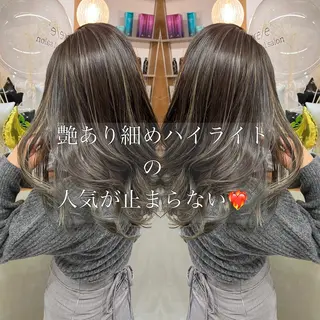 ロング カラー ヘアアレンジ tre/e'所属・橋本 昇平のヘアスタイル