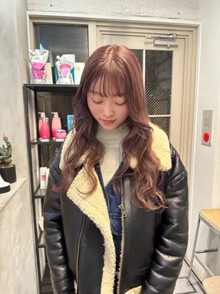 ロング カラー REINA☁️透明感 カラー/ぷつっと♡のヘアスタイル