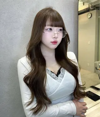 ロング 🇰🇷POCKET 宇根 幸恵🎀のヘアスタイル